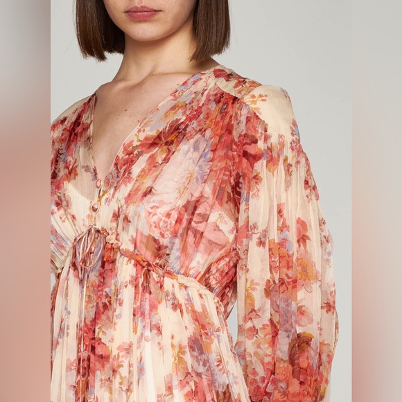 Zimmermann Silk Devi Floral Maxi Dress - Picture 3 of 15